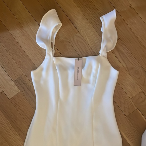BCBG white mini dress NEW WITH TAGS! - Picture 2 of 4